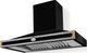 La Cornue Cornufe 110 43" Gloss Black Wall Mounted Chimney Hood-1