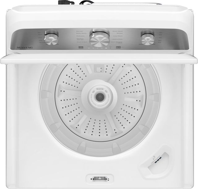 Maytag® White Top Load Washer & Gas Dryer Laundry Pair-2