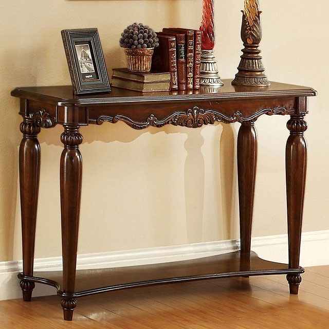 Furniture of America® Bunbury Cherry Sofa Table-1