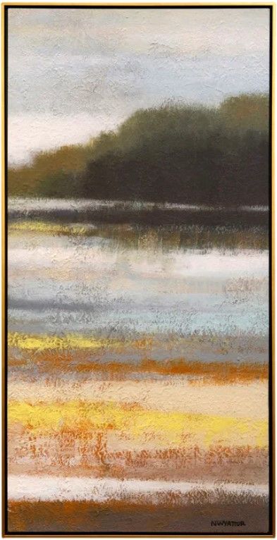 Stylecraft Norman Wyatt Home Ivy Stone Lake III Wall Art-0