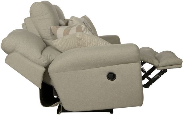 Catnapper® Westport Cement Lay Flat Reclining Sofa-7