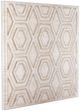 Bassett Mirror Geometric White Wall Art-1