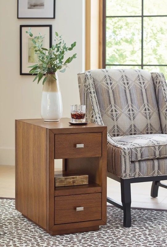 Hammary® Premise Auburn Charging Chairside Table-1