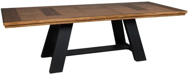 Signature Design by Ashley® Chadworth Brown Dining Table with Black Base-1