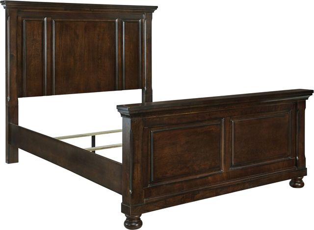 Millennium® by Ashley® Porter Rustic Brown Queen Panel Bed-1