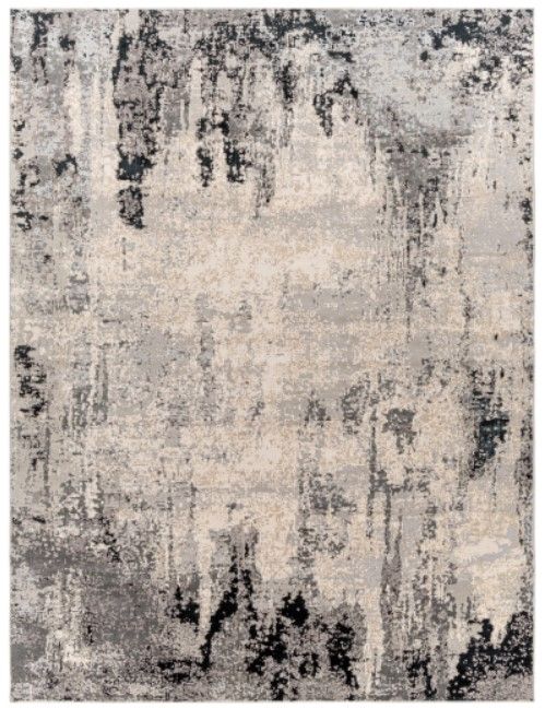 Surya Impulse Cream/Light Gray 4'x6' Area Rug-1