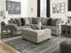 Signature Design by Ashley® Bovarian 2-Piece Stone Sectional with Ottoman Set-3