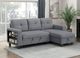 Homelegance® Robinson 3-Piece Gray Sectional with Reversible Chaise-1
