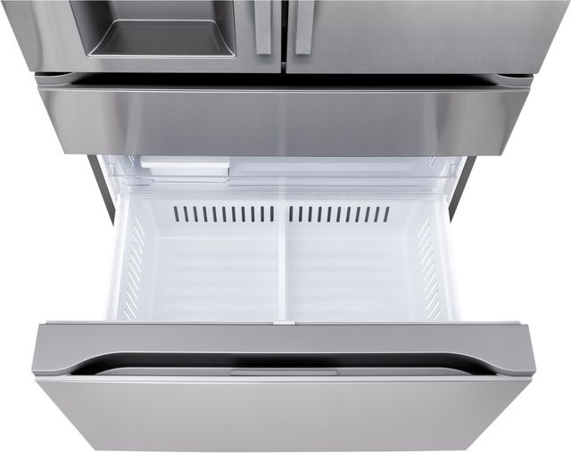 LG 36” 28.6 Cu. Ft. PrintProof™ Stainless Steel 4 Door French Door Refrigerator with Full Convert Drawer-4