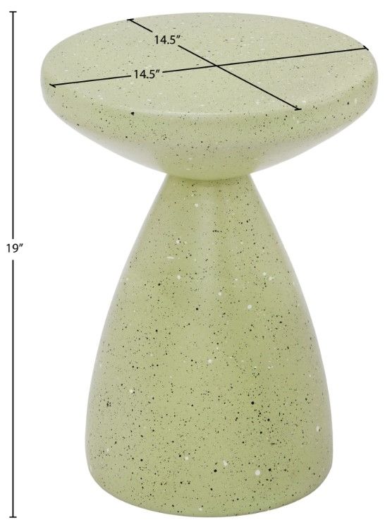 Meridian Furniture Anika Green Terrazo End Table-3