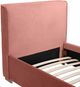 TOV Furniture Madison Dusty Rose Twin Velvet Bed-1