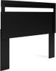 Signature Design by Ashley® Finch 4-Piece Black Queen Panel Headboard Bed Set-1