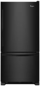 Whirlpool® Gold® 33" 22.1 Cu. Ft. Black Bottom Freezer Refrigerator with SpillGuard™ Glass Shelves-0