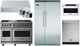 Viking® 6 Piece Stainless Steel Dual Fuel Kitchen Package-0