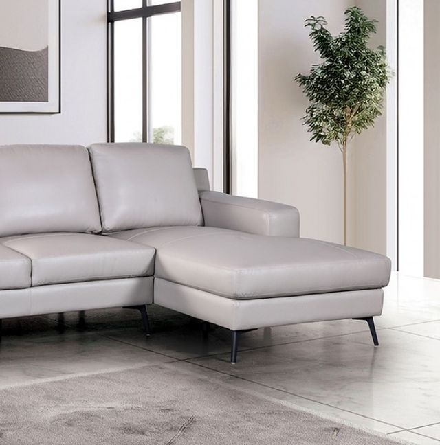 Furniture of America® Stordal Light Gray Sectional with Right Chaise-2