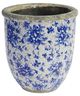 A & B Home Lilibeth Blue/White Planter-0