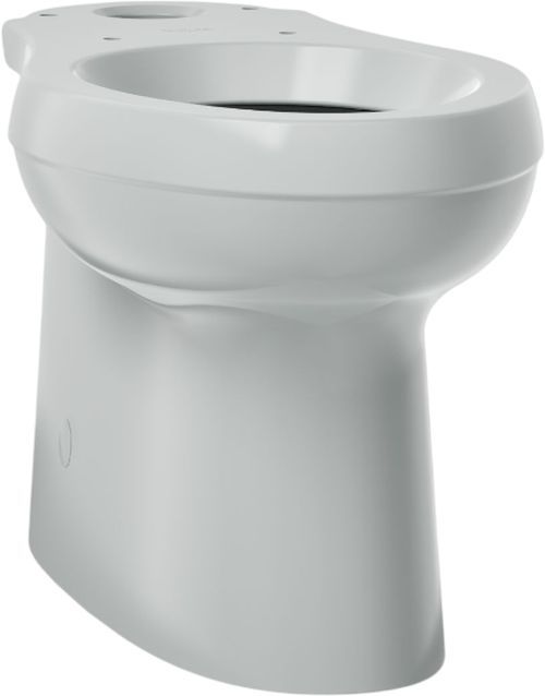KOHLER® Cimarron® Ice Gray Elongated Chair-Height Toilet Bowl with Skirted Trapway-0