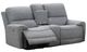 Furniture of America® Morcote Gray Power Reclining Loveseat-0