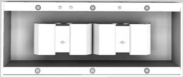 Vent-A-Hood® 66" White Contemporary Island Range Hood-2