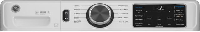 GE® 4.6 Cu. Ft. White Front Load Washer-2