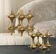 Uttermost® Gilded Connection 2-Piece Antique Brass Sculpture Set-1