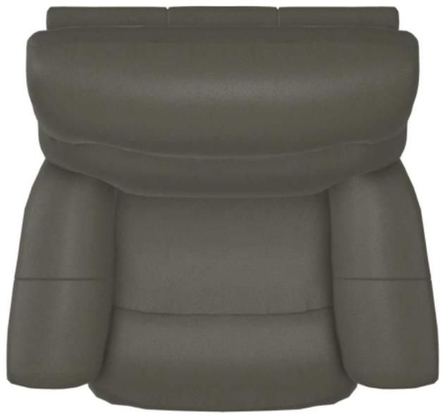 La-Z-Boy® James Charcoal Leather Power Rocking Recliner with Headrest and Lumbar-4