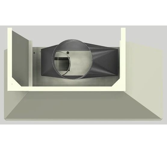 Vent-A-Hood® 54" Biscuit Wall Hood-2