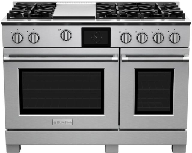BlueStar® 48" Stainless Steel Pro Style Dual Fuel Range-0