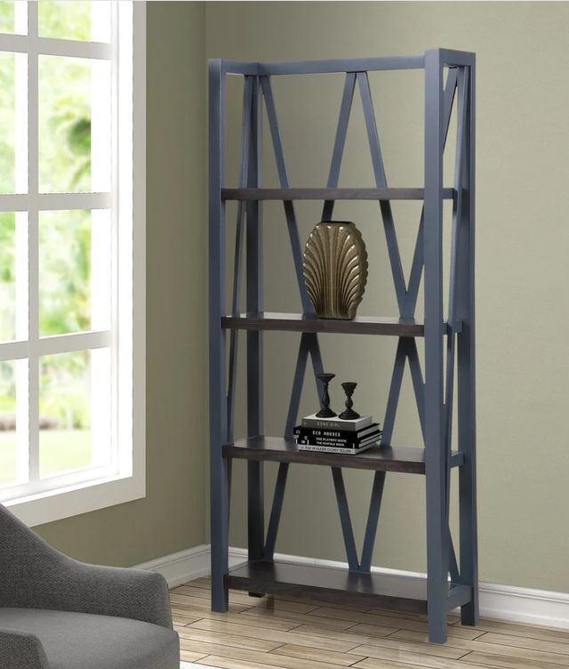 Parker House® Americana Modern Denim Etagere Bookcase-1