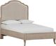 aspenhome® Provence Linen Youth Full Upholstered Panel Bed-0