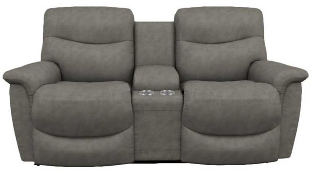 La-Z-Boy® James Lead Manual Reclining Loveseat with Console-1