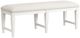 Magnussen Home® Willowbrook Egg Shell White/Natural Upholstered Bench-0