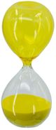 A & B Home Yellow 10" Medium Hourglass-1
