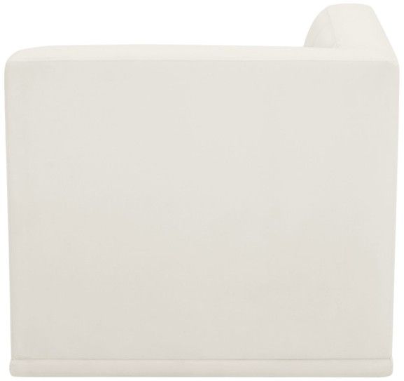 Meridian Furniture Relax Cream Upholstered Modular Corner Chair-3