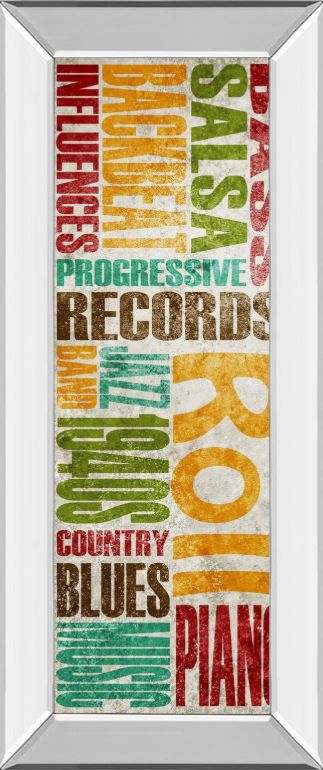 Classy Living Sd Graphics Studio Rock and Roll Mirror Framed Wall Art-0