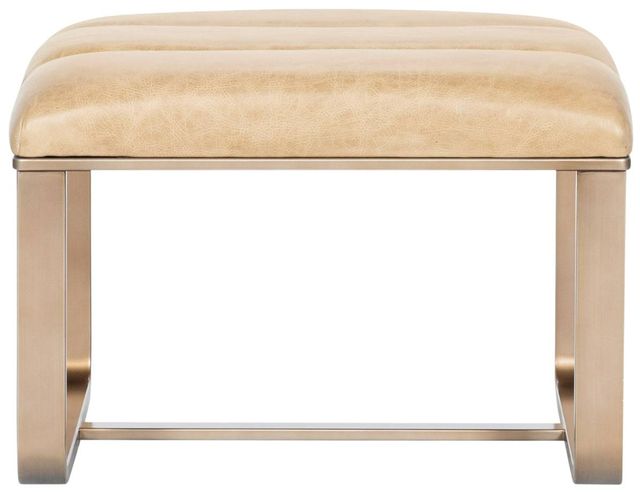 Hooker® Furniture CC Cooper Firenze Ghiaia/Gold Ottoman-2