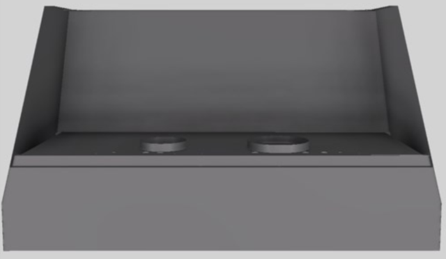Vent-A-Hood® Designer Series 54" Gunsmoke Wall Mounted Range Hood-1