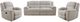 Parker House® Buster 3-Piece Opal Taupe Manual Glider Reclining Living Room Set-0