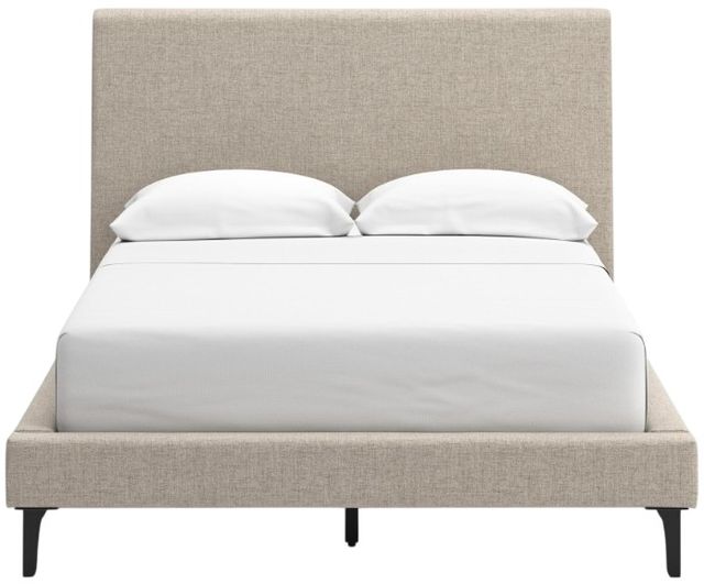Signature Design by Ashley® Cielden Soft Gray Youth Full Upholstered Panel Bed-2
