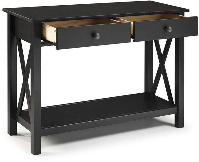 Linon Davis Black Console Table-1