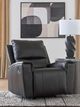 Signature Design by Ashley® Danemere Black Manual Rocker Recliner-4