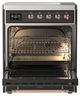 Ilve® Majestic III 30" Graphite Matte Pro Style Induction Range with Solid Door and Copper Trim-1