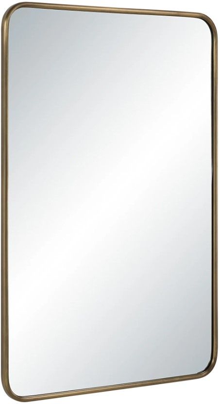 Renwil® Franca Dark Antique Brushed Brass Accent Mirror-2