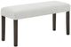 New Classic® Home Furnishings Carissa Espresso/Stone Dining Bench-0