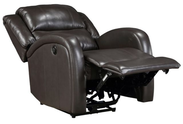 Homelegance® Foxcroft Brown Power Reclining Chair-3
