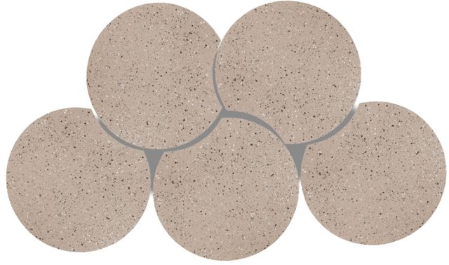 Meridian Furniture Dimple 5-Piece Taupe 16'' Modular Nesting Coffee Table Set-3