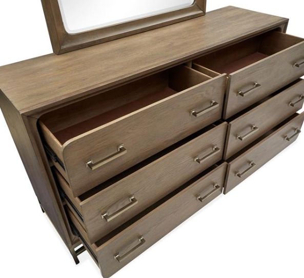 Magnussen Home® Lindon Brown Dresser and Mirror-2