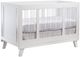EA Baby White Acrylic Crib-0