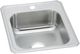 Elkay Celebrity® Brushed Satin 17" x 21-1/4" x 6-7/8" 1-Hole Single Bowl Drop-In Sink-0