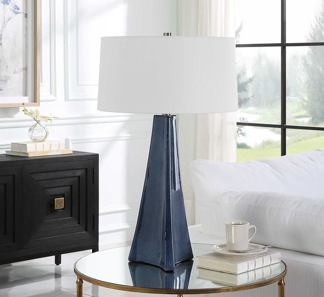 Uttermost® Teramo Blue Ombre Table Lamp-2